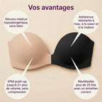 Soutien-Gorge Push-Up Adhésif Sans Bretelles ROSELOIRE™