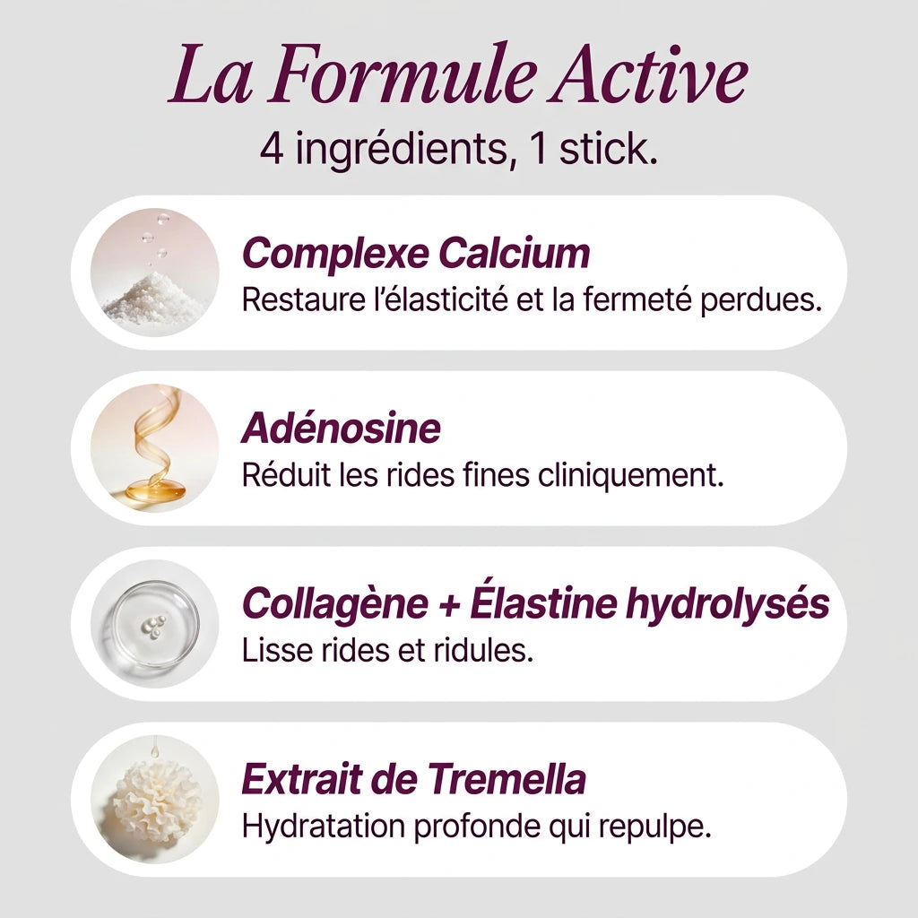 Stick Anti-Âge au Calcium & Collagène ROSELOIRE™