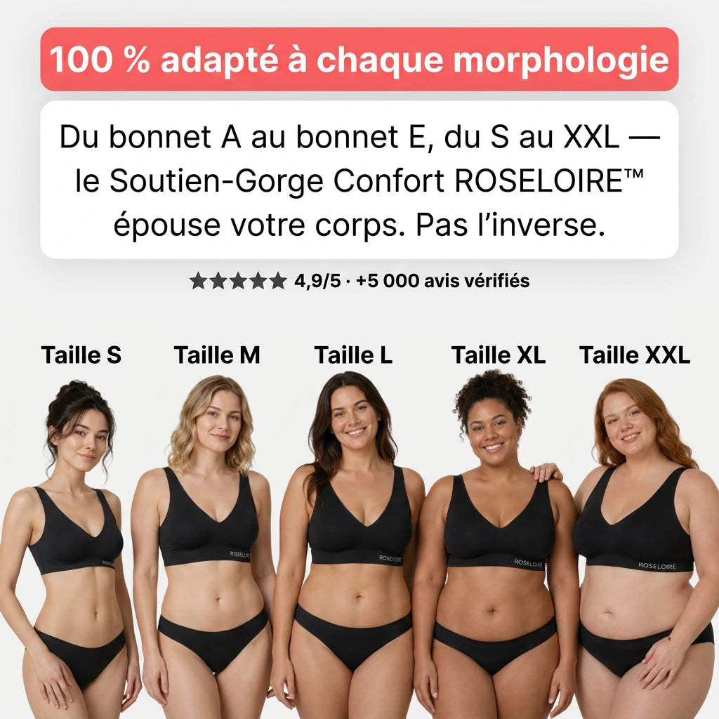 Soutien-Gorge Confort Sans Coutures Ni Armatures ROSELOIRE™