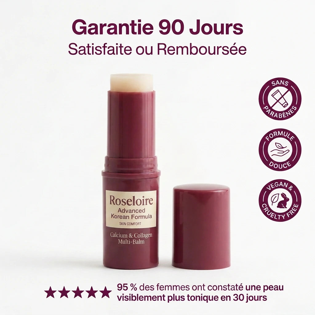 Stick Anti-Âge au Calcium & Collagène ROSELOIRE™